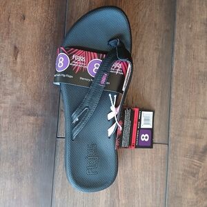 Flojos memory foam flip flops women's 8 new with tags